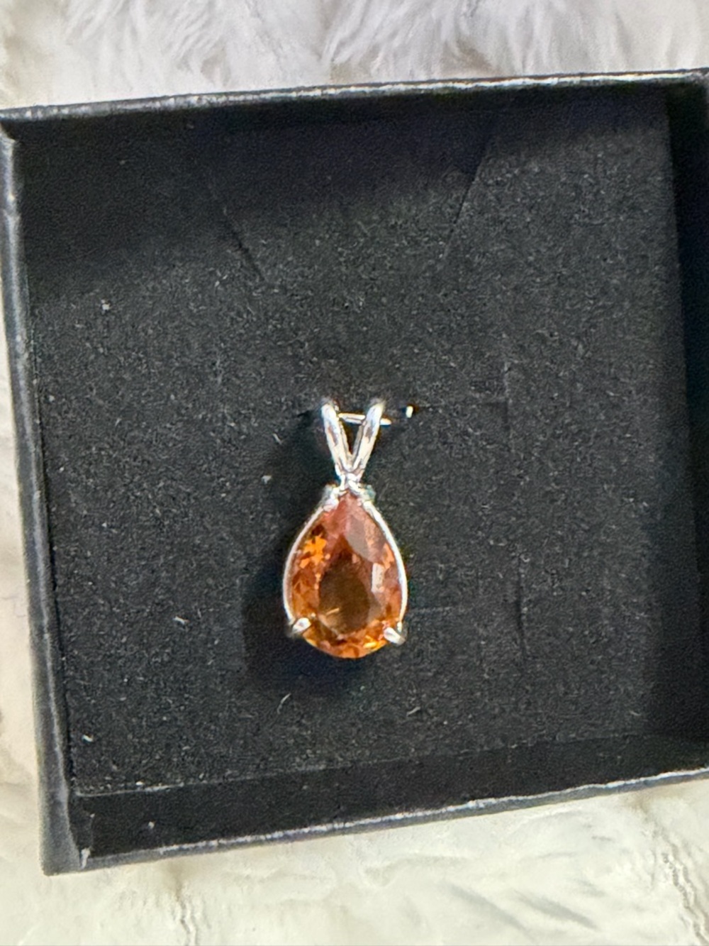 Natural Mined Stone Pendant 925